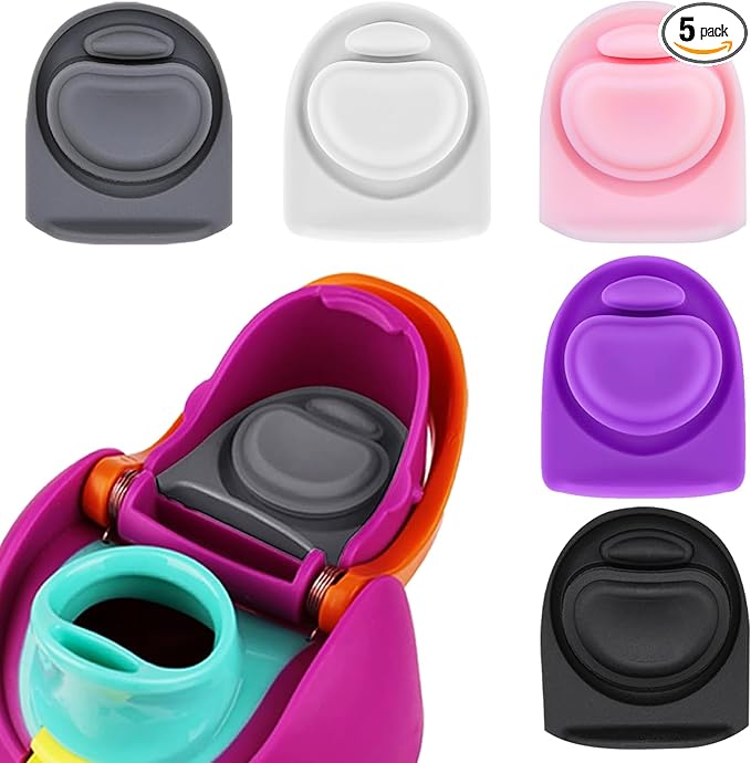 5pcs Replacement Stopper Seal Compatible with Owala FreeSip 24oz 32oz,Water Bottle Lid Insert Cap Rubber Seal Parts for Owala 16/19/24/32/40oz Spout Gasket Mouth piece Accessories F9 Frokolla
