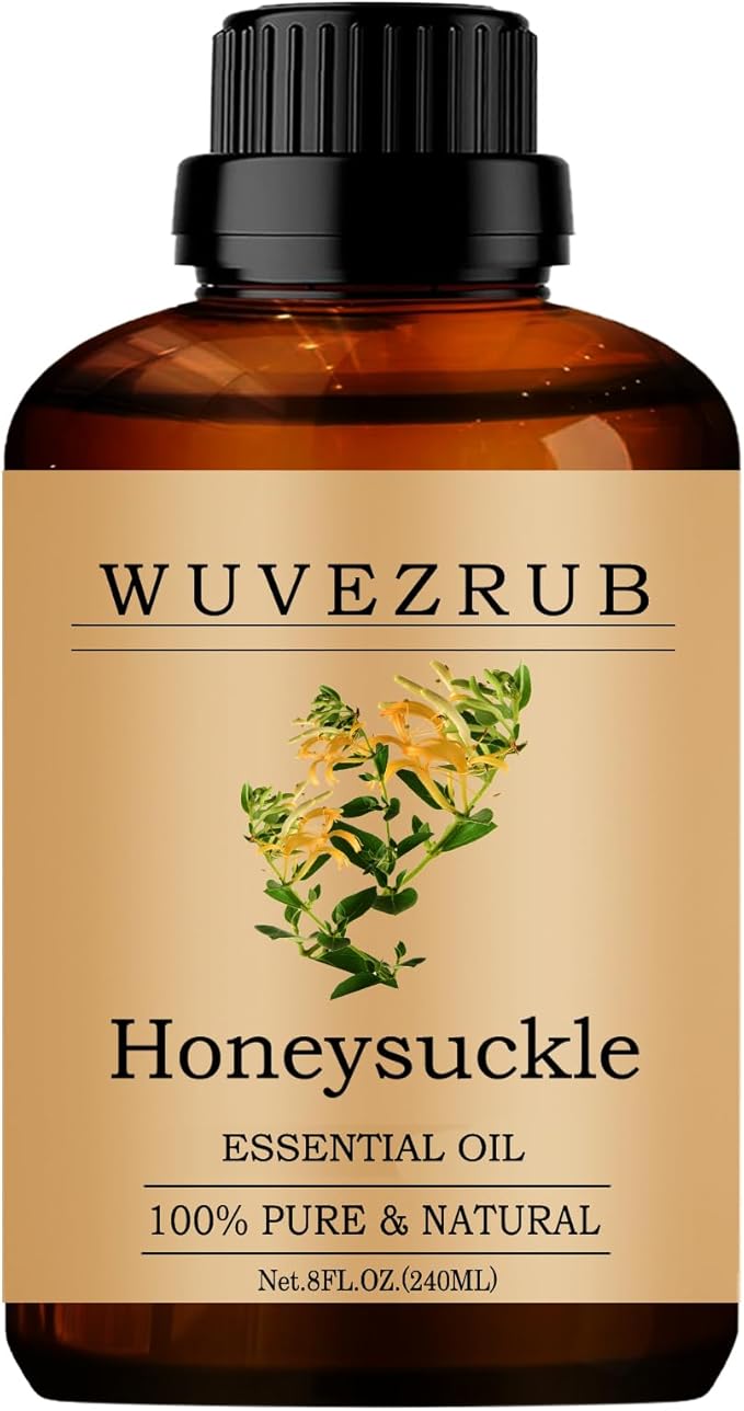 Honeysuckle Essential Oils, 240ML Pure and Natural Essential Oil for Aromatherapy Diffuser - Honeysuckle /8 Fl Oz - Bloomnest