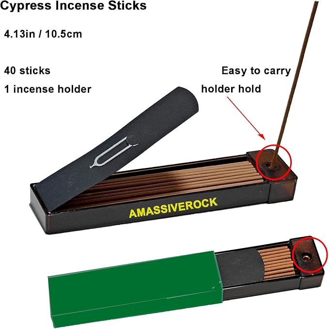 Cypress Incense Sticks, Sandalwood Plum Blossoms Osmanthus Sweet Pear Flower Insence-Sticks, Natural Incense Stick Fragrance Home Scent - Bloomnest