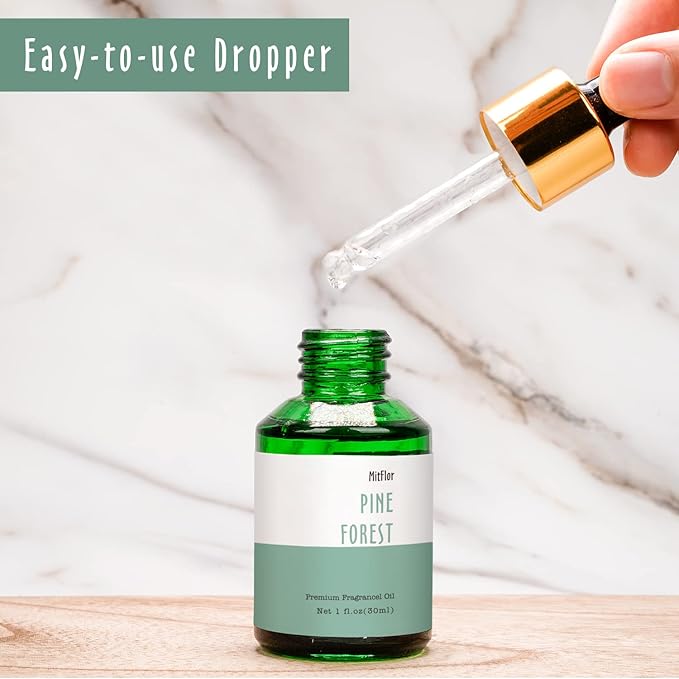 Pine Forest Fragrance Oil, MitFlor Single Scented Oil, 30ml Large Size Premium Fragrance Oil for Soap & Candle Making, Aromatherapy Essential Oil for Diffuser, Fresh Woody Scent for Home Fragrance - Bloomnest