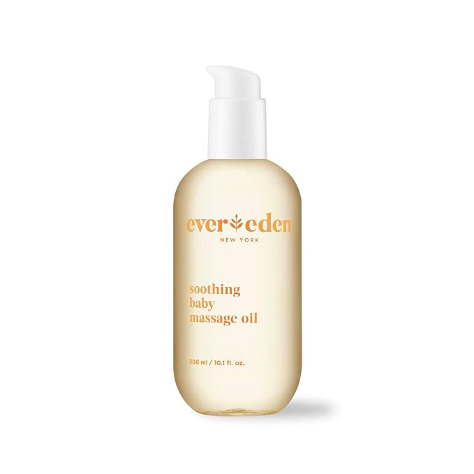 Evereden Soothing Baby Massage Oil 10.1 fl oz. | Clean Baby Care | Non-toxic and Fragrance Free | Clean Ingredients - Bloomnest