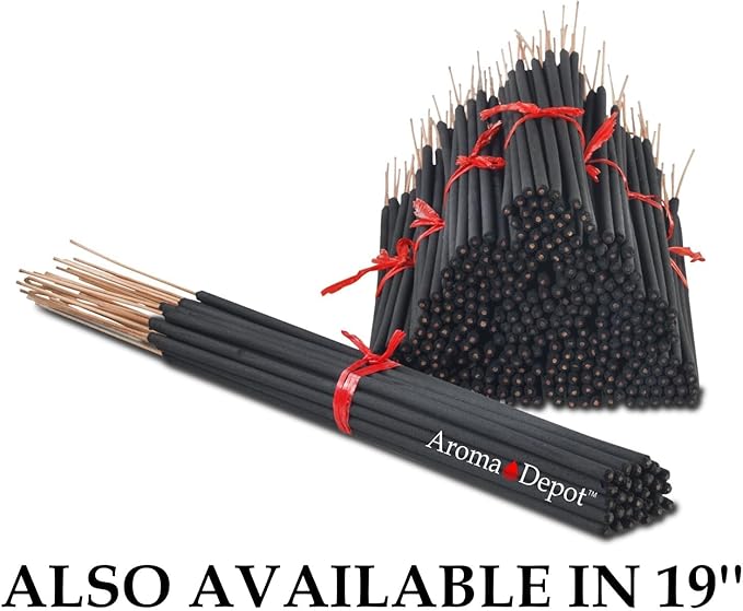 Honeydew Melon Type Most Exotic Charcoal Incense Sticks. Approx. 85 to 100 Sticks Per Bundle, Length - 7 Inches, Each Natural Stick Burns for 35 to 45 mins Each. Long Lasting.100% Pure AromaDepotInc