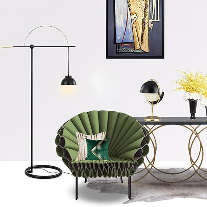 Nordic Floor Lamp Fashionable Modern Family Iiving Room Bedroom Creativity LED Decorative Standing Lightl (R) - Bloomnest