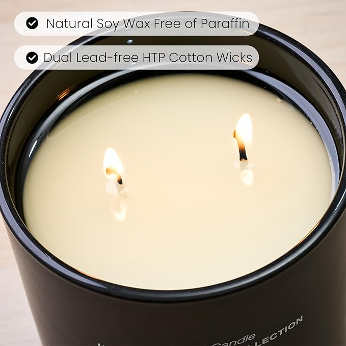 M&SENSE Natural Soy Candle| City Oasis | 16.6 oz, 95H Burn | Minimalist Scented Candle for Relaxation, Gifting, Home Décor | for Bedroom, Office, Party Large - Bloomnest