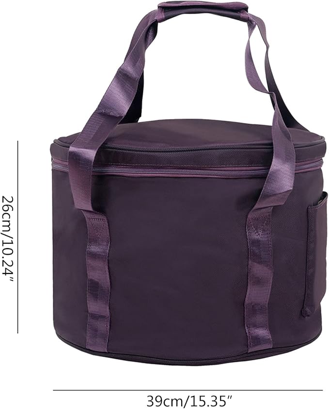 Thicken Yoga Singing Bowl Bag Portable Padded Carry Cases Bag Meditation Crystal Bowl Storage Carrying Bag Durable Crystal Singing Bowl Bags Carry Bag - Bloomnest