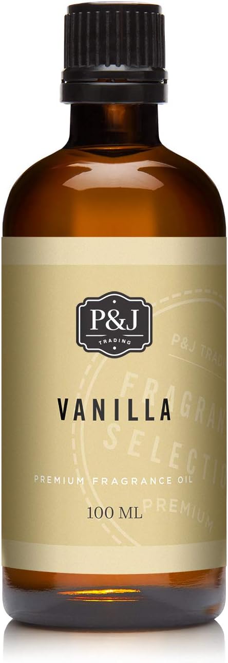 P&J Fragrance Oil - Vanilla 100ml - Candle Scents, Soap Making, Diffuser Oil, Fresh Scents - Bloomnest
