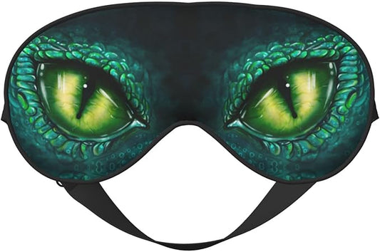 Sleep Eye Mask Dragon Eye Sleep Mask for Women Men Comfortable Eye Mask with Adjustable Strap Soft Eye Cover Blindfold for Travel Yoga Nap Shift Work - Bloomnest