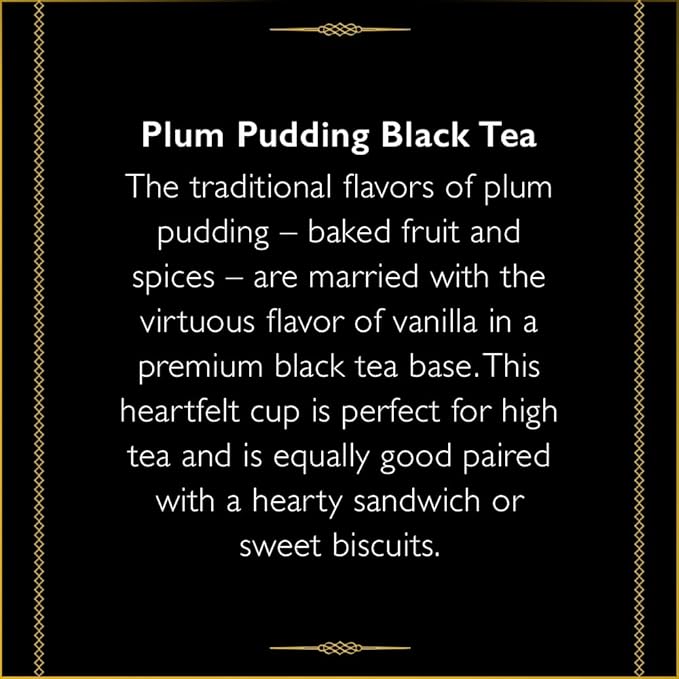 The Republic of Tea – Downton Abbey Daisy and Mrs. Patmore’s Tea, 36 Tea Bags, Plum Pudding Black Tea - Bloomnest