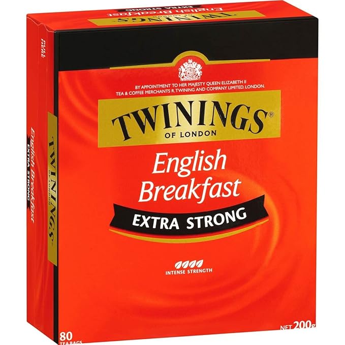 Twinings Extra Strong English Breakfast Tea Bags 80s - Bloomnest