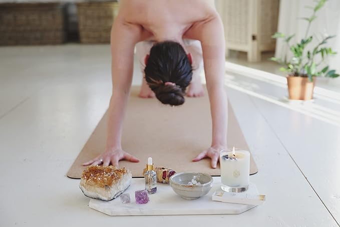 Crystal Infused Essential Oil Vial, 1 Oz, Calm - Sodalite Crystal Infused - Scents of Chamomile, Howood, & Sage - Aromatherapy Oils, Massage, Relaxing, Stress Relief