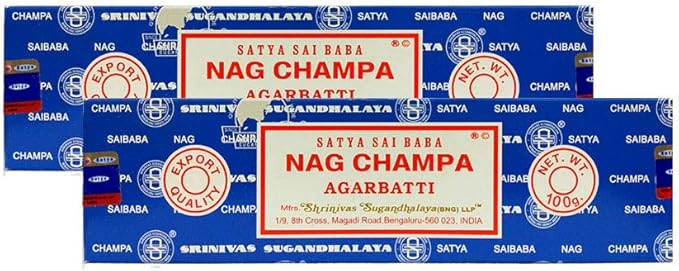 Satya Nag Champa 200 gram Incense Sticks for Positivity, Meditation, Relaxation, Yoga, Healing by Giftbrit