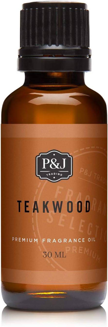 P&J Trading Fragrance Oil | Teakwood Oil 30ml - Candle Scents for Candle Making, Freshie Scents, Soap Making Supplies, Diffuser Oil Scents - Bloomnest
