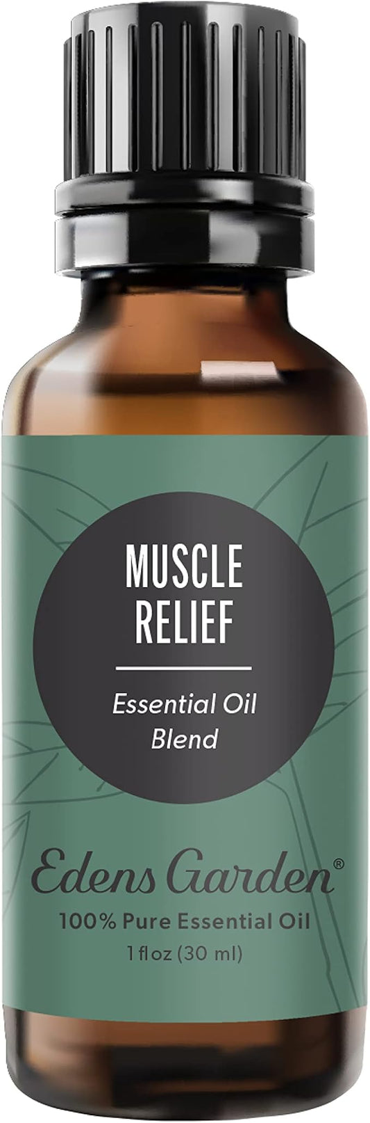 Edens Garden Muscle Relief Essential Oil Blend- 100% Pure Premium Grade, Undiluted, Natural, Therapeutic, Aromatherapy, The Best for Skin, Face, Humidfiers 30 ml (1 fl oz) - Bloomnest