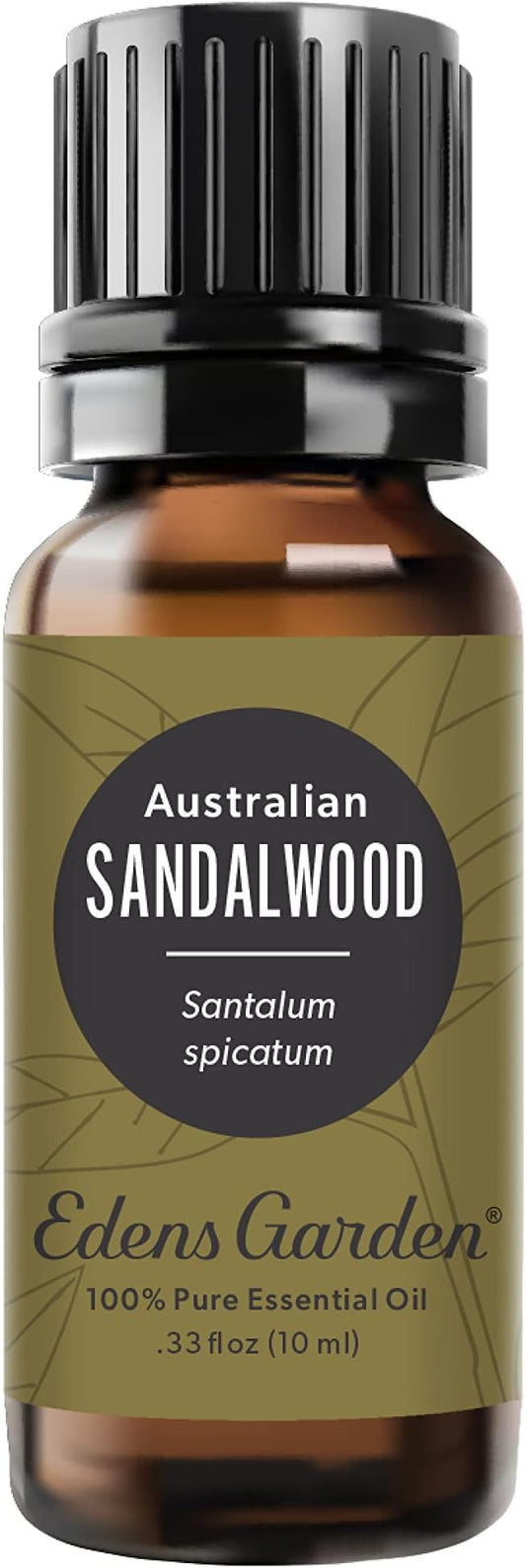 Edens Garden Sandalwood- Australian Essential Oil- 100% Pure Premium Grade, Undiluted, Natural, Therapeutic, Aromatherapy, The Best for Skin, Candle, Hair 10 ml (.33 fl oz) - Bloomnest