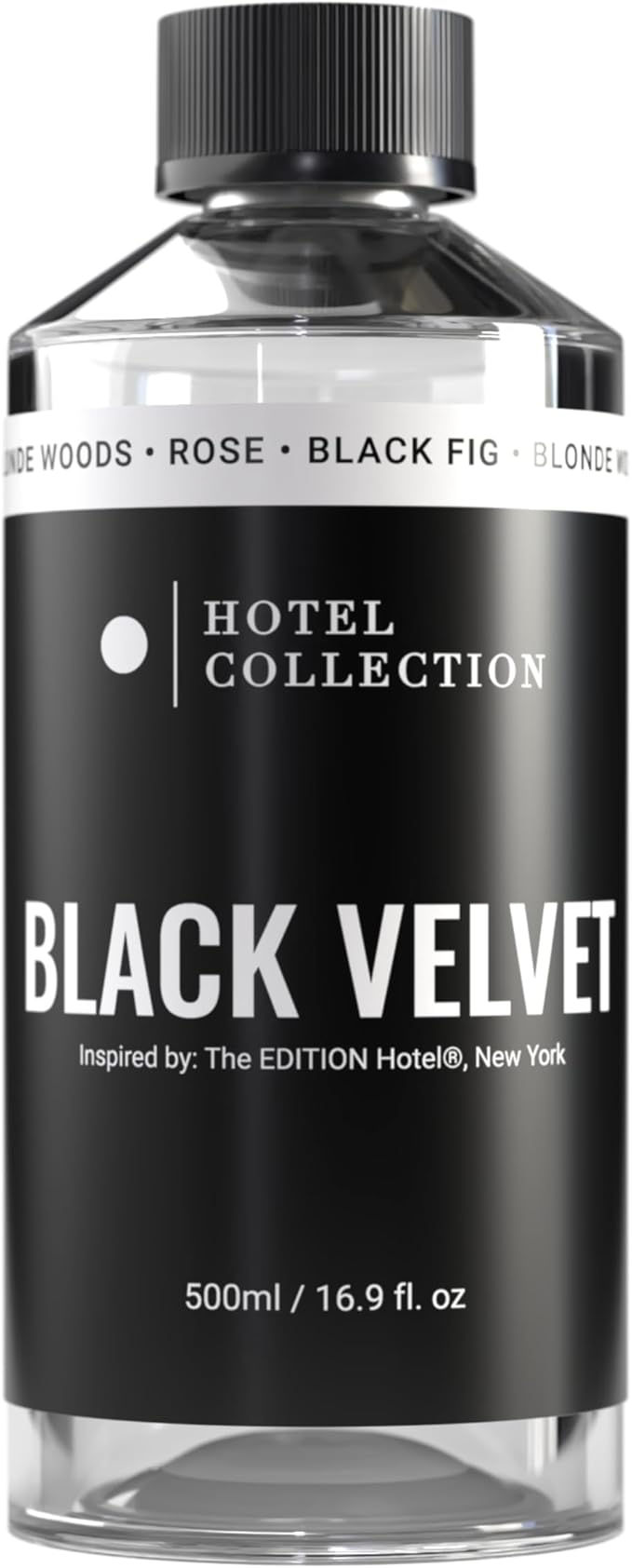 Hotel Collection Diffuser Oil - Black Velvet - Aromatherapy Essential Fragrance Oil - Blonde Woods, Rose, and Black Fig - 500ML 16.9 Fl oz - Bloomnest