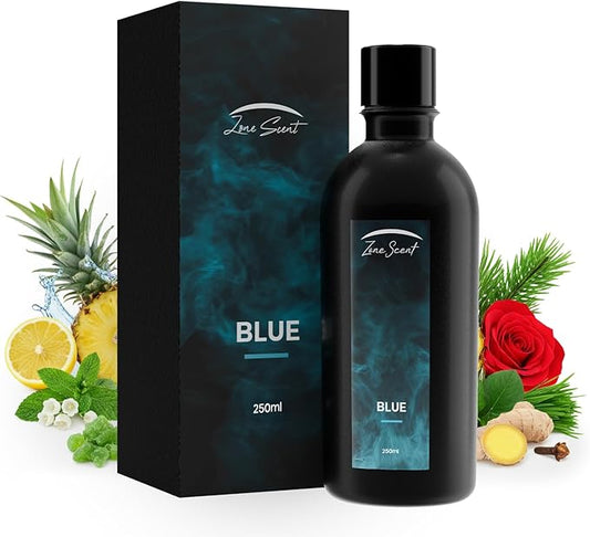 Blue Luxury Essential Oil for Diffusers - Fresh Aquatic Aromatherapy with Lemon, Pineapple & Pine - Energizing Scent for a Modern Home ZoneScent