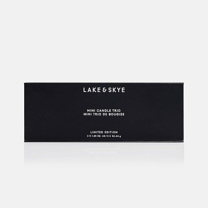 Lake & Skye Mini Votive 3 Piece Candle Set - Includes 11 11, Wild Grass & Sage, and Santal Gray - 1.85 oz Each - Bloomnest
