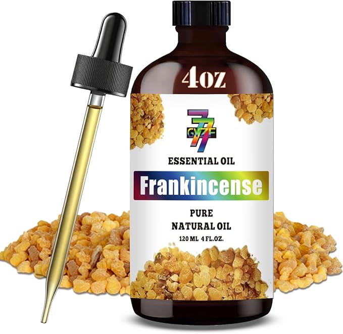 Frankincense Essential Oil (4 oz/120 ml) — Frankincense Oils for Aromatherapy, diffusers, humidifiers, Home fragrances, DIY Skincare, soap Making, DIY Candle, Relaxation, Yoga, and Meditation - Bloomnest