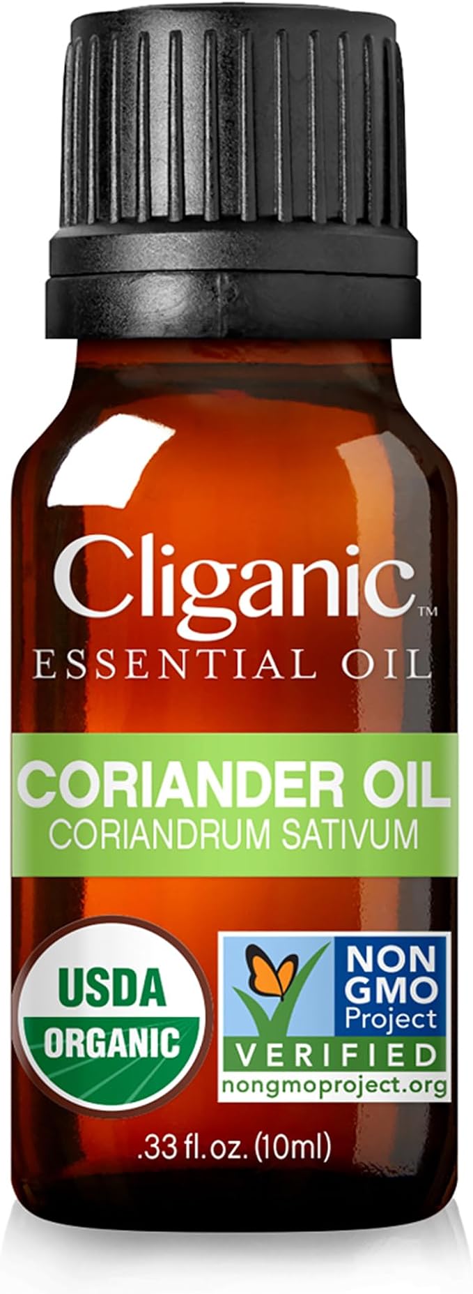 Cliganic Organic Coriander Seed Essential Oil, 100% Pure Natural for Aromatherapy | Non-GMO Verified (Packaging May Vary) Cliganic