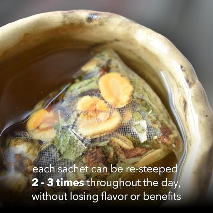 Asian Wellness Tisane Herbal Tea Variety Pack, 3 Blends: Hibiscus & Mandarin to Release Tension & Stress, Honeysuckle & Self-Heal to Support Immune System, Peppermint & Loquat to Soothe Throat | Whole holistic wellness ingredients like dried flowers, r... - Bloomnest