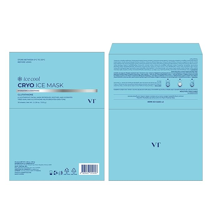 VT COSMETICS Mask Sheets (Cryo Ice Mask) - Bloomnest