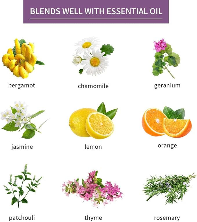Sedbuwza Lavender Essential Oil, Pure Organic Lavender Fragrance Oil for Diffuser, Humidifier, Soap, Candle, Perfume Sedbuwza