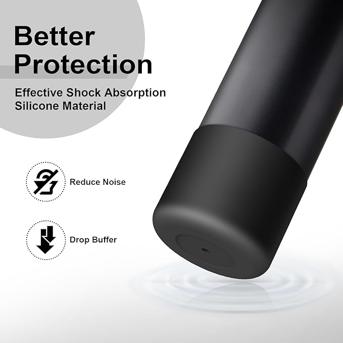 2PCS Silicone Water Bottle Boot for Owala 24oz 32oz 40oz, Anti-Slip Protective Sleeve Bottom Bumper Protector for FreeSip, Twist, and Flip Stainless Steel Water Bottles Alwenid