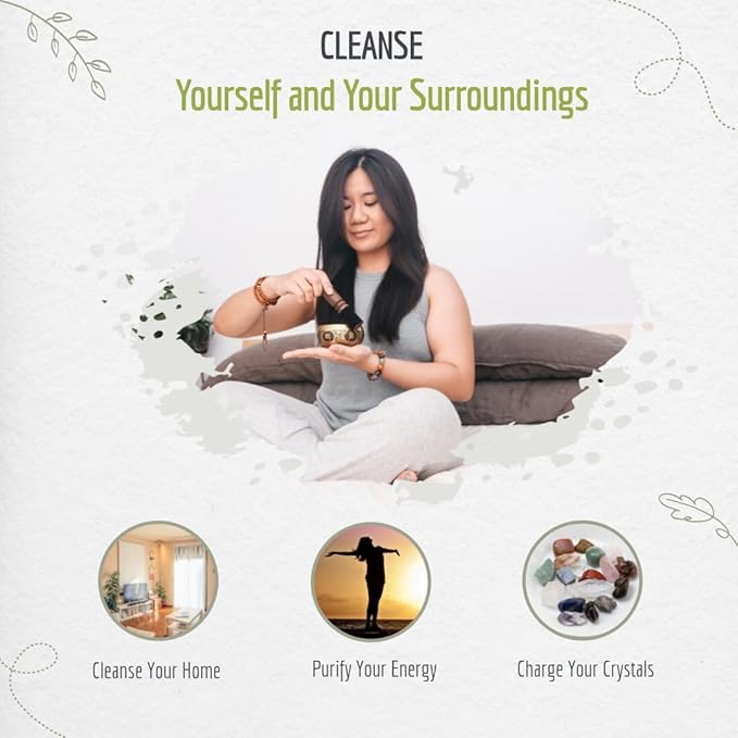 Wish Well Tibetan Singing Bowl Set ~ 4" Sound Bowl with 7 Chakra Crystal Stones, Rose Quartz Pendulum, Fabric Case, Cushion, & Mallet ~ Perfect For Meditation, Yoga, Spiritual Healing, & Mindfulness