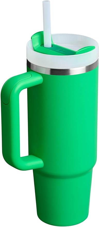 Stanley Quencher H2.0 Tumbler with Handle and Straw 30 oz | Flowstate 3-Position Lid | Cup Holder Compatible for Travel | Insulated Stainless Steel Cup | BPA-Free | Meadow
