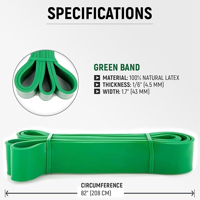 Pull Up Assist Bands - Heavy Duty Resistance Bands for Body Stretching, Powerlifting, Resistance Training - Bloomnest