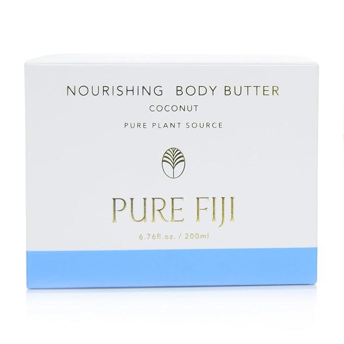 PURE FIJI Nourishing Body Butter, Coconut (6.7oz/200ml)
