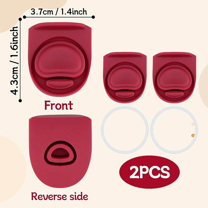 2 Sets Replacement Stopper and O Ring Gasket Compatible with Owala FreeSip 24oz 32oz,Water Bottle Lid Insert Cap Rubber Seal Parts for Owala 16/19/24/32/40oz Mouthpiece Accessories F5 Frokolla