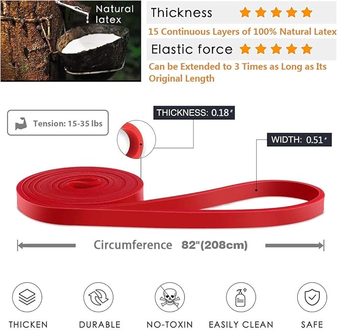 Pull-Up Bands - Resistance Bands for Women's Workout - Perfect for Gym & Home - Bloomnest