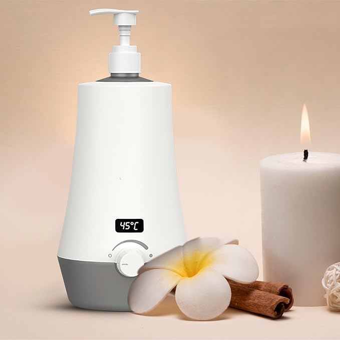 Massage Oil Warmer for Professional Salon Spa Massage, Home Lotion Warmer Plug-in Oil Heater Beauty Salon Treatment (2nd Gen) - Bloomnest