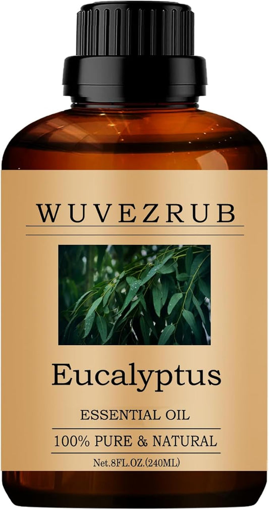 Eucalyptus Essential Oils, 240ML 100% Pure and Natural Essential Oil for Aromatherapy Diffuser - Eucalyptus /8 Fl Oz - Bloomnest