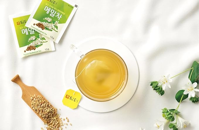Damtuh Tartary Buckwheat Tea – Nutty & Refreshing Herbal Tea, Caffeine-Free, 100 Tea Bags (1.5g each) - Bloomnest