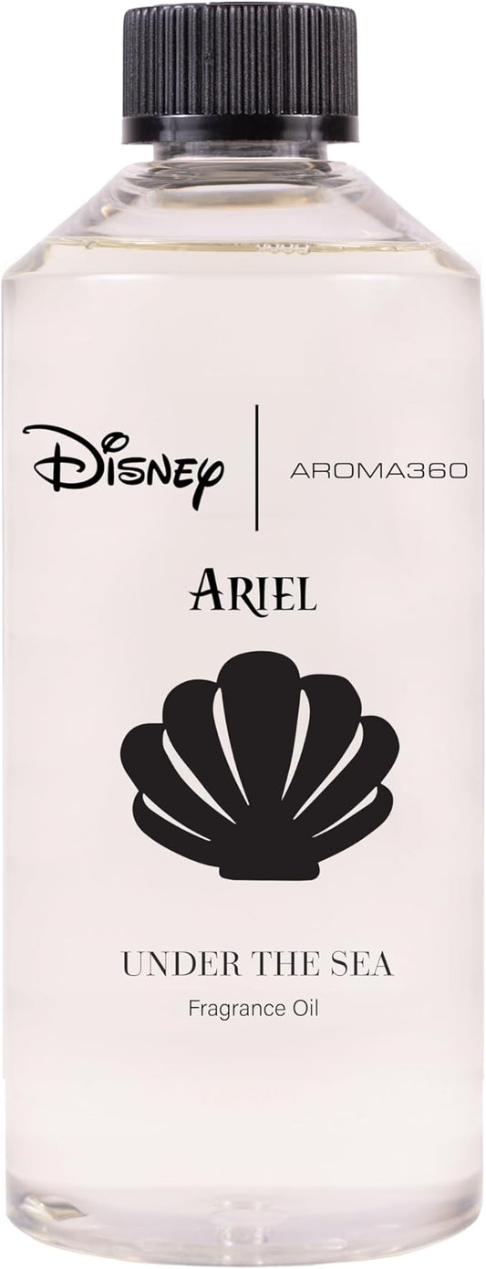 Aroma360 | Disney Under the Sea Fragrance Oil Blend | The Little Mermaid | Princess Ariel | Luxury Essential Oil Diffuser | Aromatherapy Scent Diffuser Oil | Bergamot, Ivy and Ocean 16.9 fl oz, 500 mL - Bloomnest
