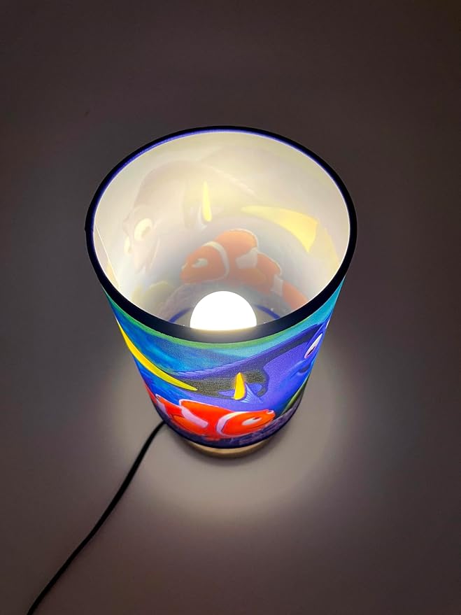 Wood Base Table Lights Dory Table Lamp with Light Bulb Bedside Night Light Great Decor or Gift Ideas, SN-001 - Bloomnest