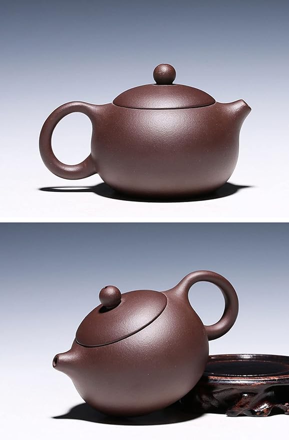 Xishi Teapot 6.5oz Chinese Zisha Clay Pot Ceramics Purple Sand Mud Kungfu Tea Set Kettle Spherical Filter - Bloomnest
