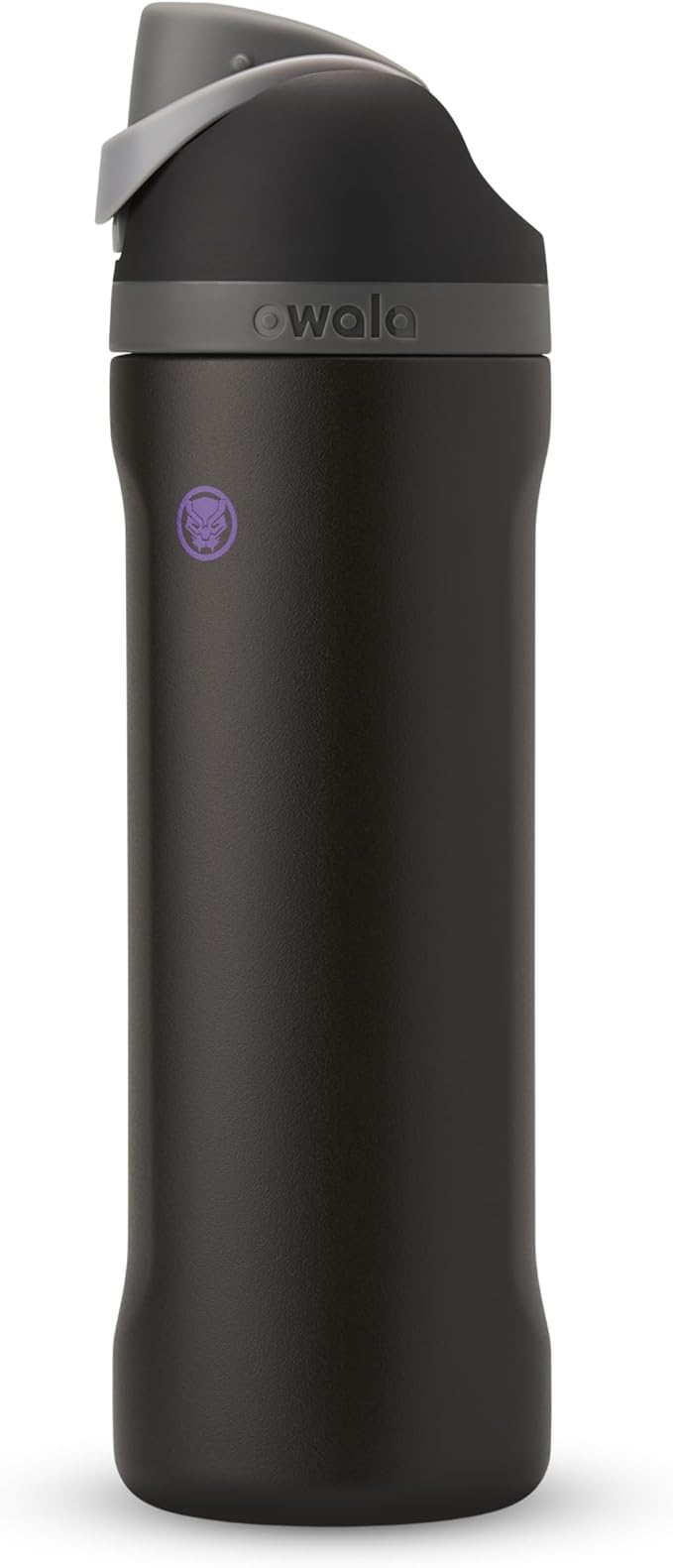 Owala Marvel FreeSip Insulated Stainless Steel Water Bottle with Straw for Sports and Travel, BPA-Free Sports Water Bottle, 24 oz, Black Panther | Insulated, with Straw, BPA-Free, Sports Water Bottle, Great for Travel, 24oz Owala