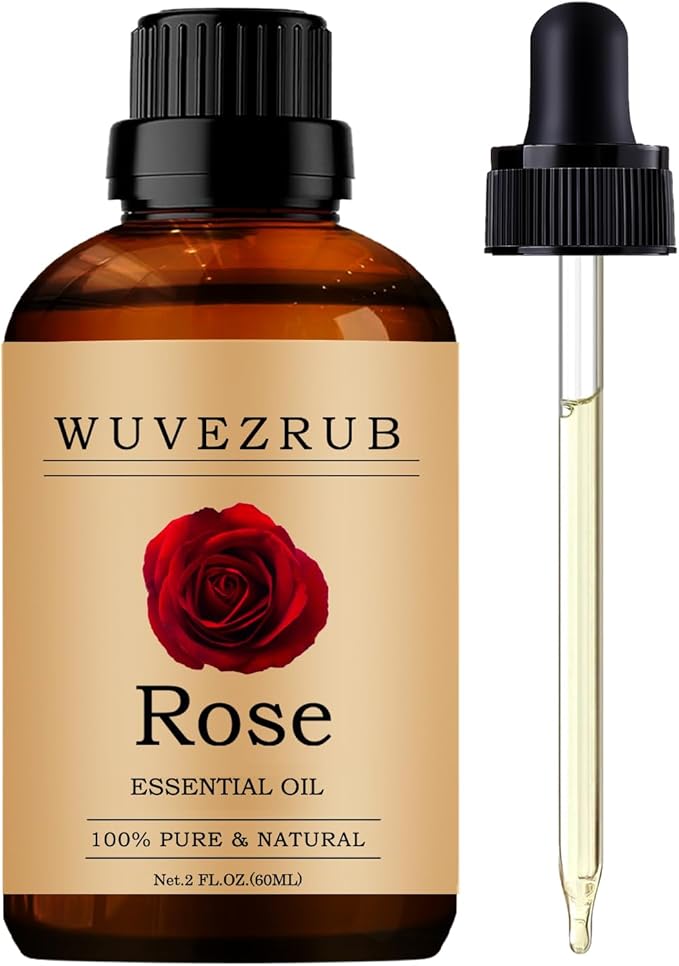 Rose Essential Oils, 60ML Pure and Natural Essential Oil for Aromatherapy Diffuser - Rose /2 Fl Oz - Bloomnest