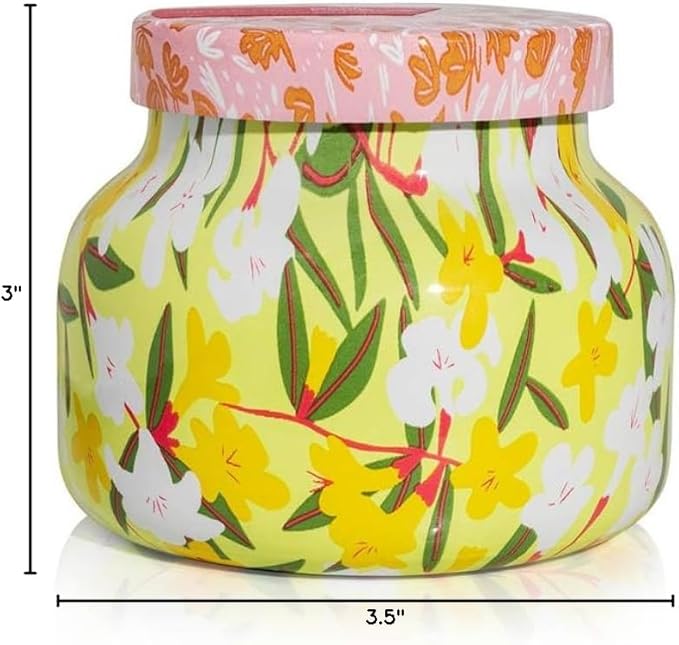 Capri Blue Scented Candles - Pattern Play Glass Jar Candles - Long Lasting Soy Wax Blend - Luxury Home Decor - Notes of Orchid, Jasmine, Gardenia & Floral Musk - Gifts for Women (Aloha Orchid, 8 oz) - Bloomnest