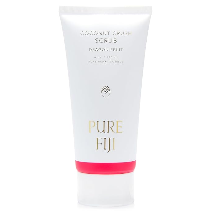 Pure Fiji Coconut Crush Scrub, Dragon Fruit (6oz/180ml) - Bloomnest
