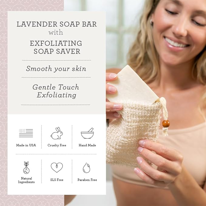 Lizush Luxury Spa Gifts for Women – 7 Piece Lavender Gift Set with Candle, Gift Baskets for Women, Body Care Set for Mom, Birthday Box, Relaxation & Self Care Spa Kit for Wife – Handmade in the USA - Bloomnest