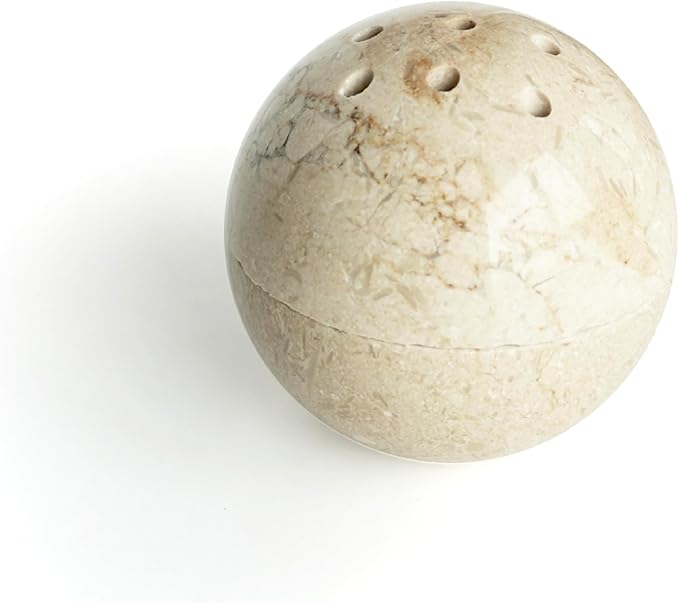 Marble Incense Burner, Handcrafted Stone Incense Holder for Various Incense Types, Durable and Elegant Design (Beige Marbel) - Bloomnest