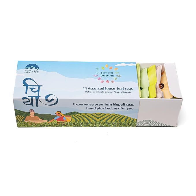 Nepal Tea Organic Loose Leaf Tea Sampler | Includes a Variety of 14 Delicious & Unique Loose Teas - Bloomnest