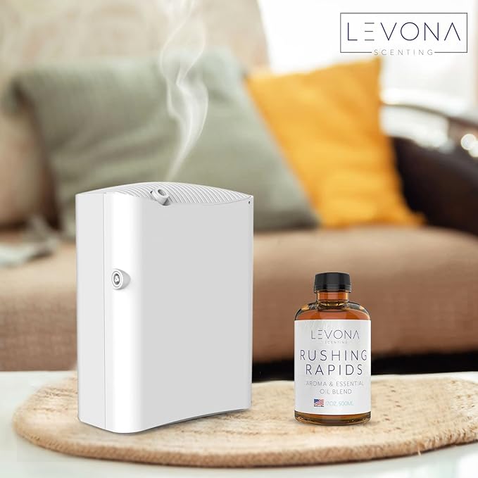 Levona Scent Essential Oils For Diffusers For Home: Hotel and Home Luxury Scents Oils For Diffuser - Rushing Rapids Scented Oil With Citrus Essential Oils And A Touch Of Vanilla Fragrance Oil - 500 Ml LEVONASCENT