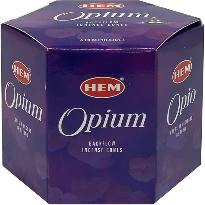 Opium Backflow Incense Cones for Waterfall Inciensos Aromaticos|Incienso|Inciense|Insienso