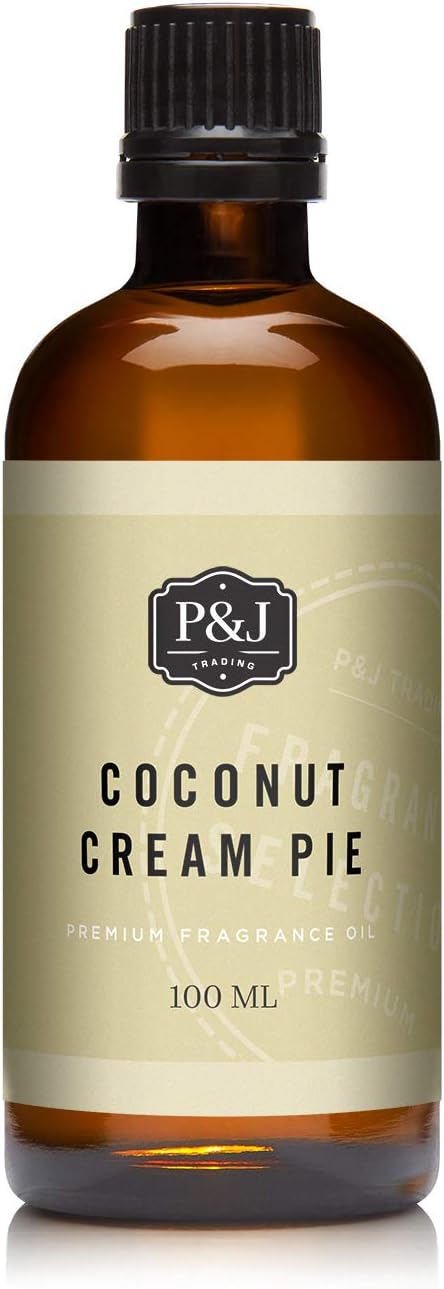 P&J Trading - Coconut Cream Pie Scented Oil 100ml - Fragrance Oil for Candle Making, Soap Making, Diffuser Oil PJTrading