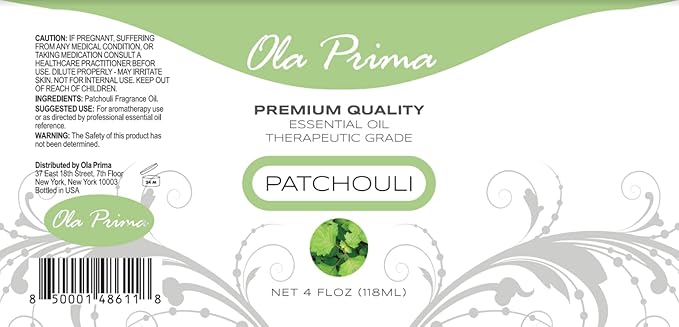 Ola Prima 4oz Patchouli Essential Oil - Bloomnest